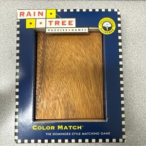 Color Match Game puzzle brain teaser- wood dominos